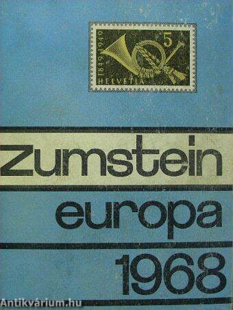 Briefmarken-katalog Zumstein - Europa 1968