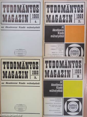 Tudományos Magazin 1968/1-4.