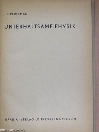 Unterhaltsame Physik