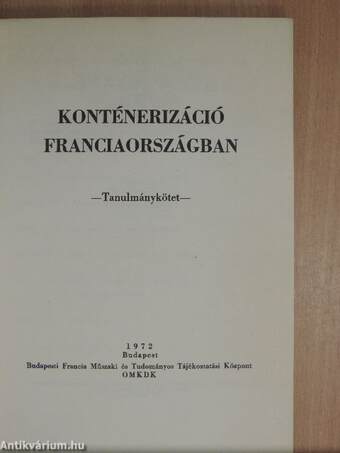 Konténerizáció Franciaországban