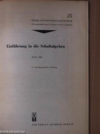 Einführung in die Schaltalgebra