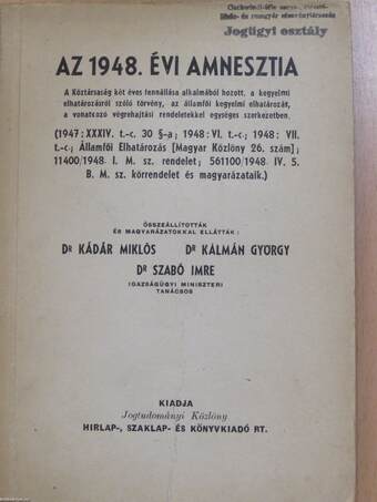 Az 1948. évi amnesztia