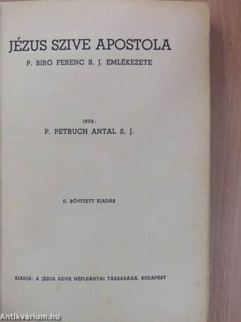 Jézus szive apostola