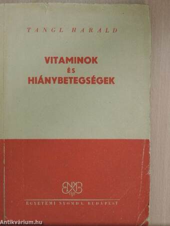 Vitaminok és hiánybetegségek