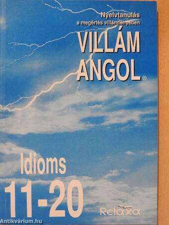 Villám Angol - Idioms 11-20