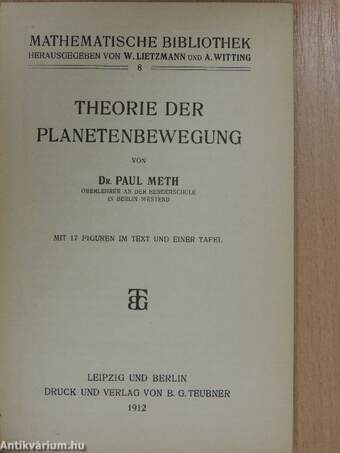 Theorie der Planetenbewegung