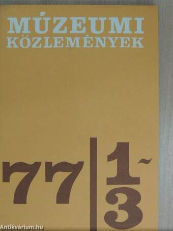 Múzeumi Közlemények 1977/1-3.