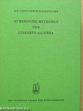 Numerische methoden der linearen algebra