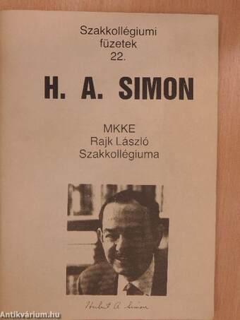 H. A. Simon