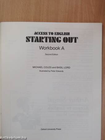 Starting Out - Workbook A