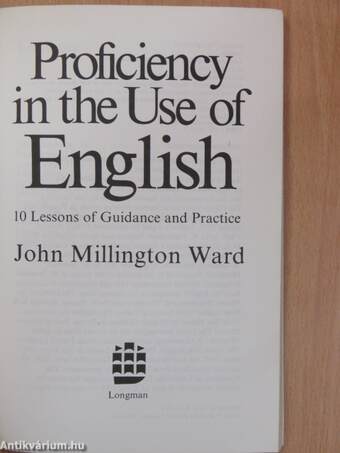 Proficiency in the Use of English