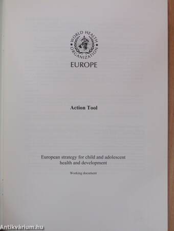 European strategy for child and adolescent health and development