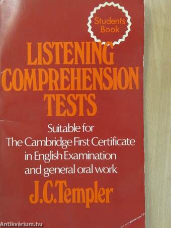 Listening Comprehension Tests - Students' Book