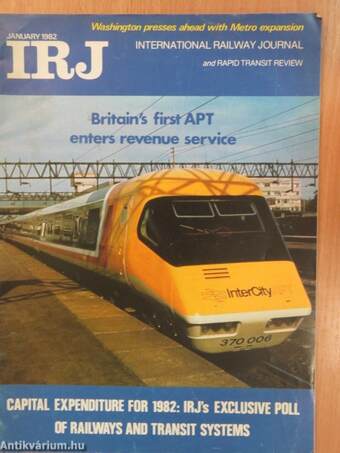 International Railway Journal January 1982.