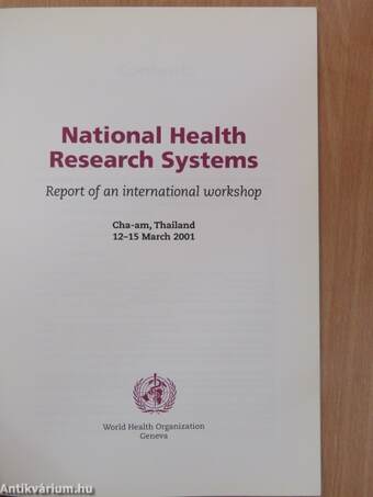 National Health Research Systems