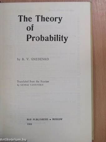 The Theory of Probability