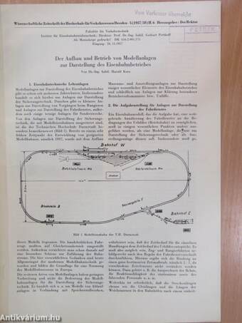 Der Aufbau und Betrieb von Modellanlagen zur Darstellung des Eisenbahnbetriebes
