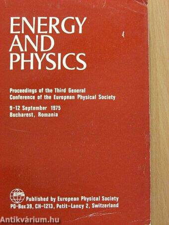 Energy and Physics