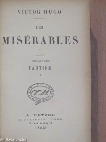 Les misérables I-VIII.