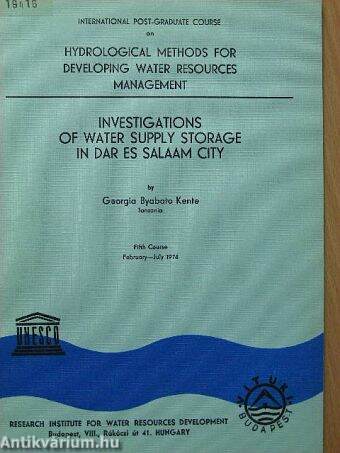 Investigations of water supply Storage in Dar es Salaam city