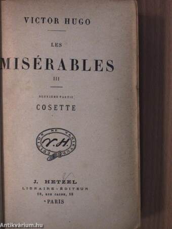 Les misérables I-VIII.