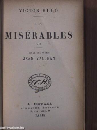 Les misérables I-VIII.