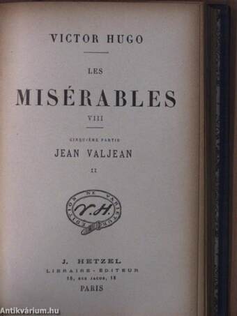 Les misérables I-VIII.