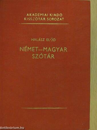 Német-magyar szótár