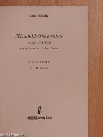 Kleinbild-Diapositive