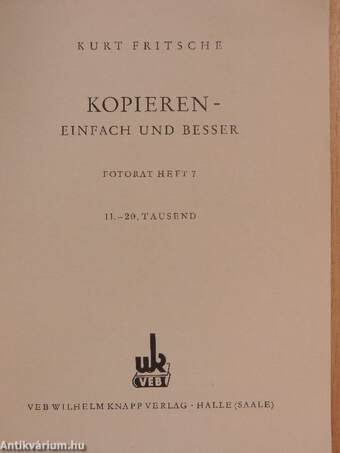 Kopieren - einfach und besser