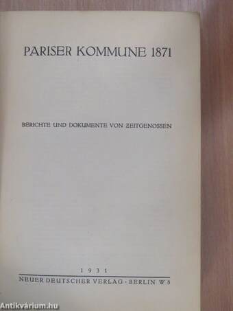 Pariser Kommune 1871