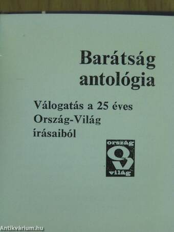 Barátság antológia (minikönyv)