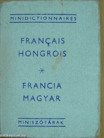 Francia-magyar miniszótár (minikönyv)