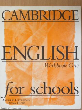 Cambridge English for schools - Workbook One