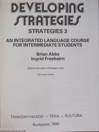 Developing Strategies - Students' Book