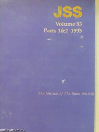 The Journal of The Siam Society 1995