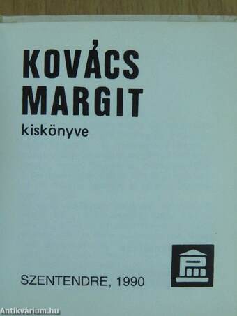 Kovács Margit kiskönyve (minikönyv)