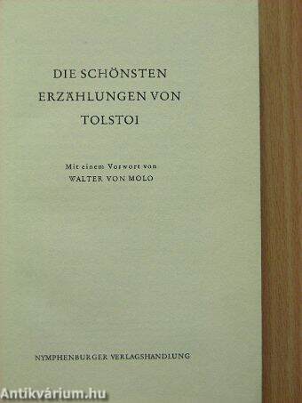 Die Schönsten Erzählungen von Tolstoi