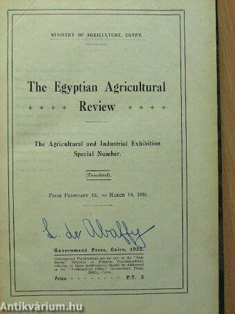 The Egyptian Agricultural Review