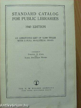 Standard Catalog for Public Libraries