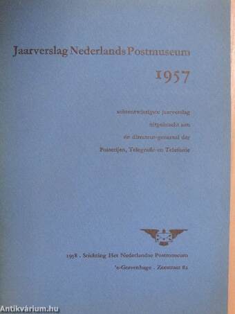 Jaarverslag Nederlands Postmuseum 1957