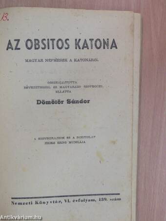 Az obsitos katona