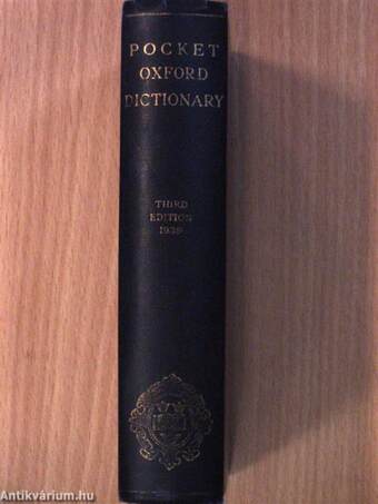 The Pocket Oxford Dictionary of Current English