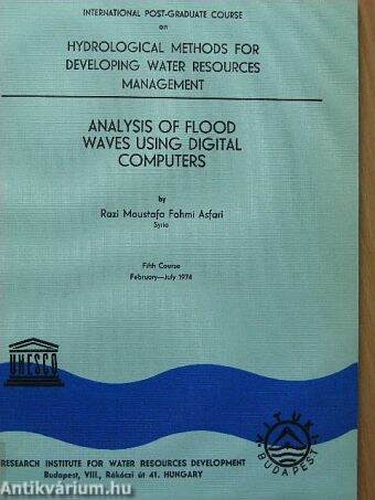 Analysis of flood waves using digital computers