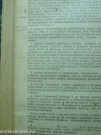 A Magyar Államvasutak Hivatalos Lapja 1954. (nem teljes évfolyam)