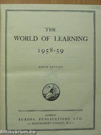 The world of learning 1958-59