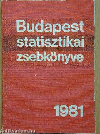 Budapest statisztikai zsebkönyve 1981