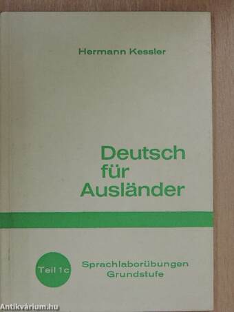 Deutsch für Ausländer 1c