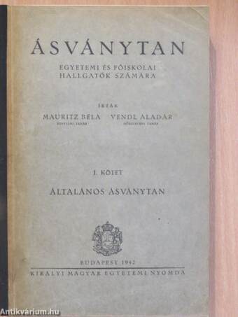 Ásványtan I-II.