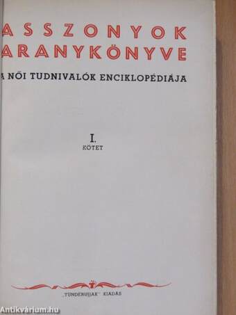 Asszonyok Aranykönyve I-II.